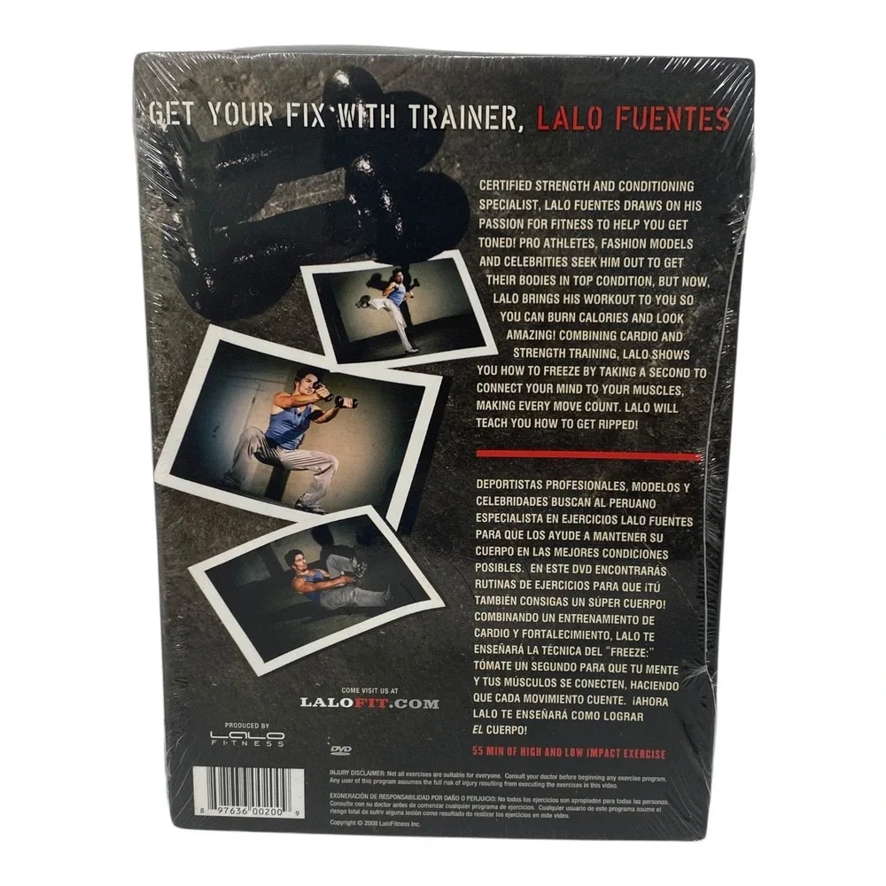 LaloFit DVD Workout Exercise‎ Fitness Training English Espanol Sealed - Picture 2 of 7